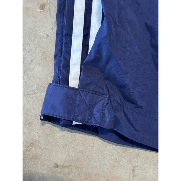 VTG 90s Y2K Adidas Ankle Hook and Loop Fasteners Joggers Sweatpants Navy XL EUC - Picture 4 of 6